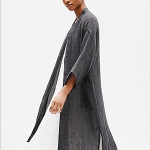 Eileen Fisher linen gauze duster
